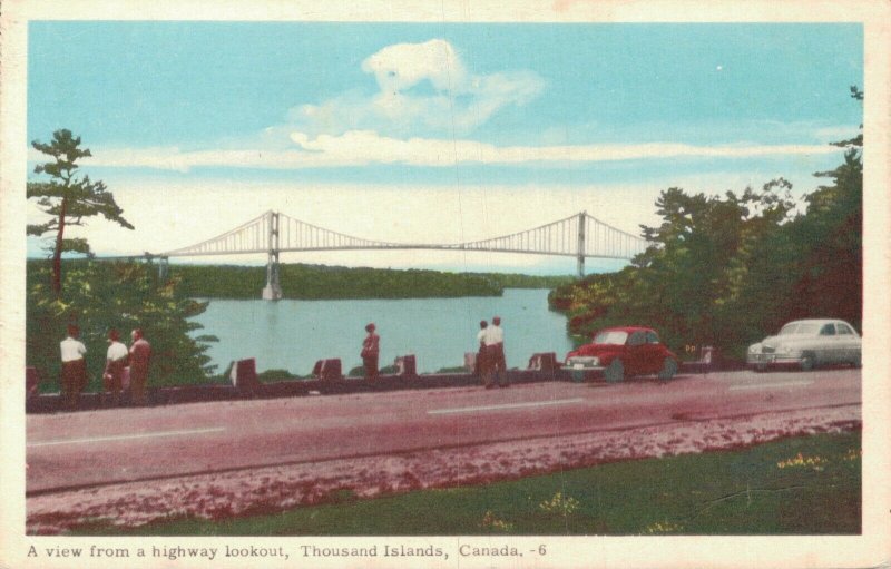 Canada A View from Highway lookout Thousand Islands Canada Ontario 06.29