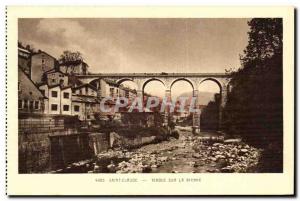 Old Postcard Saint Claude Viaduct On The Bienne
