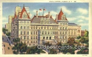 Albany, New York, NY State Capital USA 1944 crease right top corner, postal u...