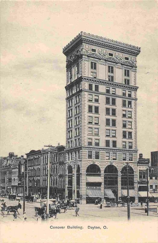 Conover Building Dayton Ohio 1905c postcard