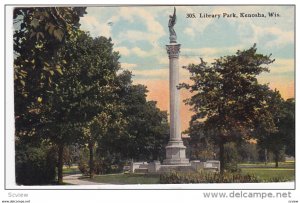 Library Park, KENOSHA, Wisconsin, PU-1912