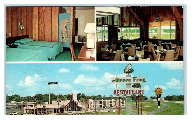 ADEL, GA Roadside GREEN FROG RestaurantMOTEL c1960s Cook County