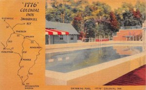 Dwaarkill New York 1776 Colonial Inn, Swimming Pool, Color Linen PC U14054