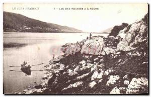 Old Postcard The French Jura Lac Des Rousses and La Roche