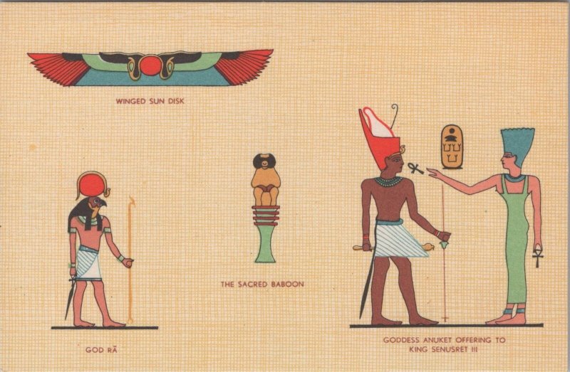 Egypt Postcard - Egyptian History, Gods and Kings Series Ref.RS30770 