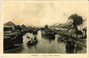CPA AK VIETNAM - Cholon - L'arroyo chinois a Binhtay (94707)