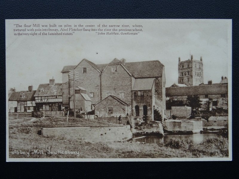 Gloucestershire TEWKESBURY Abbey Flour Mill - Old Postcard