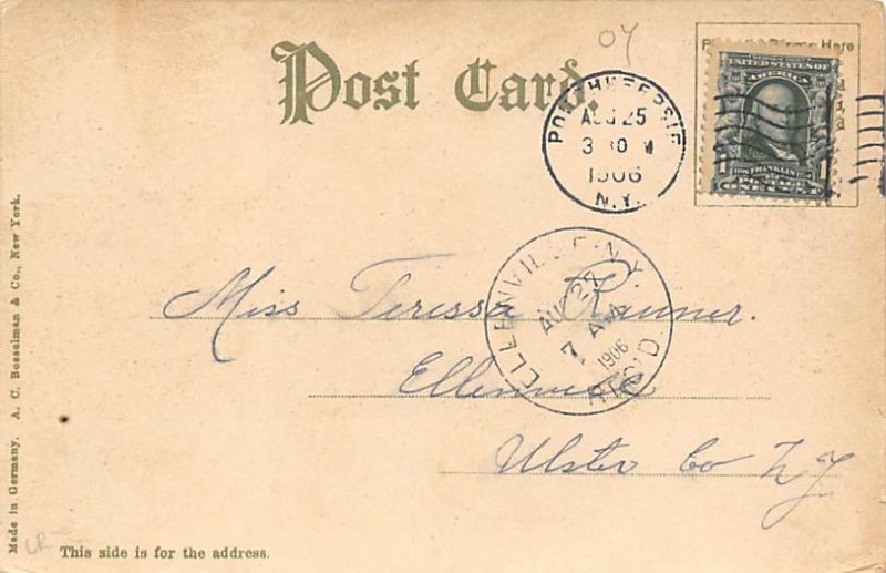 Insane Asylum, Mental Institution Post Card Hudson River, State Hospital for ...