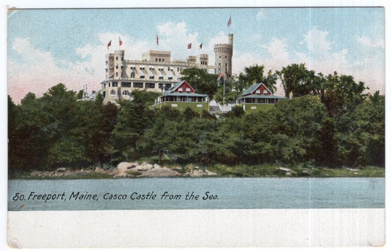 So. Freeport, Maine, Casco Castle from the Sea