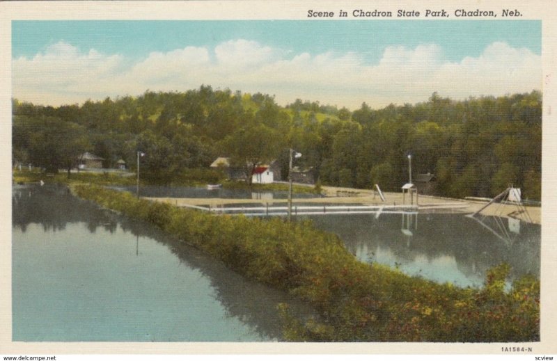 CHADRON, Nebraska, 1910-30s; Scene in Chadron State Park