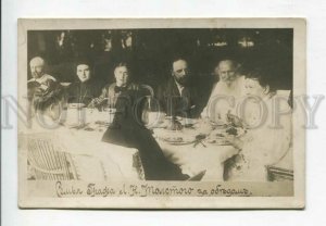 429010 Russia Writer Lev Tolstoy Family Dinner Old BULLA PHOTO