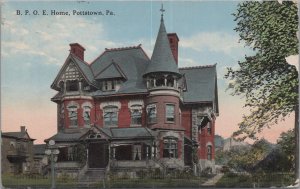 Postcard BPOE Home Pottstown PA