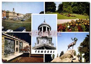 Modern Postcard Souvenir de Cambrai Nord A Briand Square and Town hotel the P...