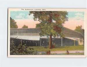 Postcard The Auditorium, Lakeside, Ohio, USA