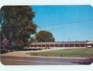 Unused 1950's COLONIAL MOTEL Springfield Illinois IL u2446