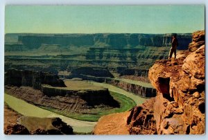 c1950's From Dead Horse Point Grand Canyon Colorado River Southern Utah Postcard