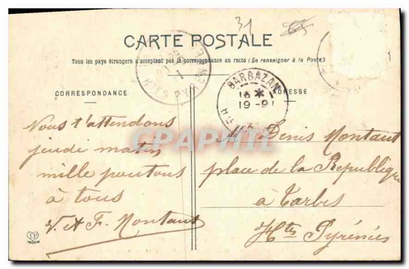 Old Postcard The Pyrennes St Bertrand de Comminges Cloister of Interior