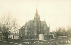 Baptist Church Grundy Center Iowa King 1907 Postcard 8583