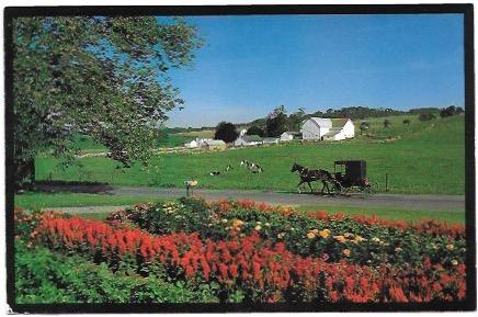 US  Ohio's Amish Country.  Beautiful Amish farms