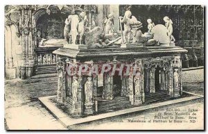 Old Postcard Bourg Brou Church Mausoleum of Philibert le Beau