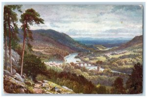 1905 Dunkeld and Birnam Perthshire Scotland Oilette Tuck Art Postcard