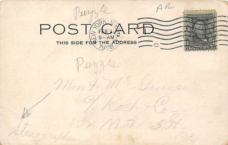 What is it a pretty girl looks for, but doesn't wish to find? Puzzle 1908 