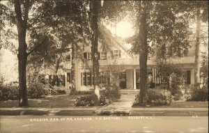 Roxbury New York NY Kirkside Res Eastern Illustrating Pub Real Photo Vintage PC