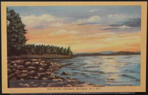 View of Lake Champlain, Burlington, VT