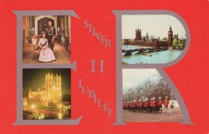 Royalty Postcard - Queen Elizabeth II Silver Jubilee 1977  RS21753