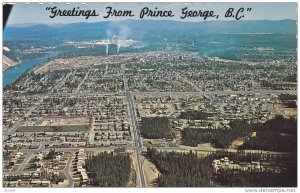 Scenic Greetings from Prince George,  B.C.,  Canada,   40-60s