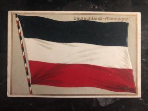 Mint Germany Postcard WW1 German Flag