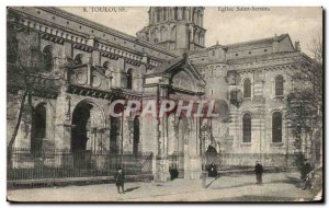 Postcard Old Toulouse Church of Saint Sernin