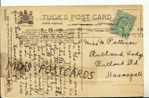 Genealogy Postcard - Pattison - Rutland Lodge - Rutland Rd - Harrogate - 8440A