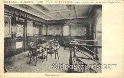 T.S.S. Rotterdam,Verandah Ship Interiors, Unused 