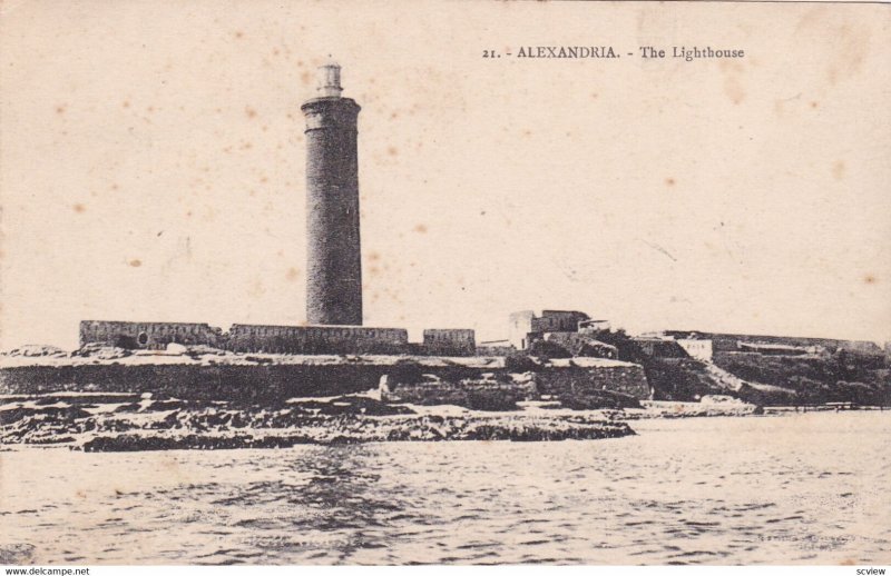 The Lighthouse, Alexandria, Egypt, 1900-10s