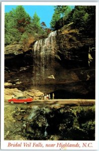 Postcard - Bridal Veil Falls - North Carolina