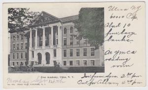 Utica New York c1905 Postcard Free Academy