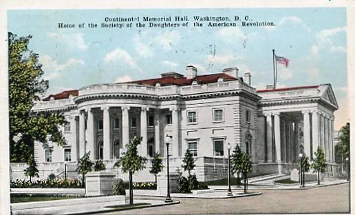 DC - Washington, Continental Memorial Hall, Home of Society of Daughters of t...