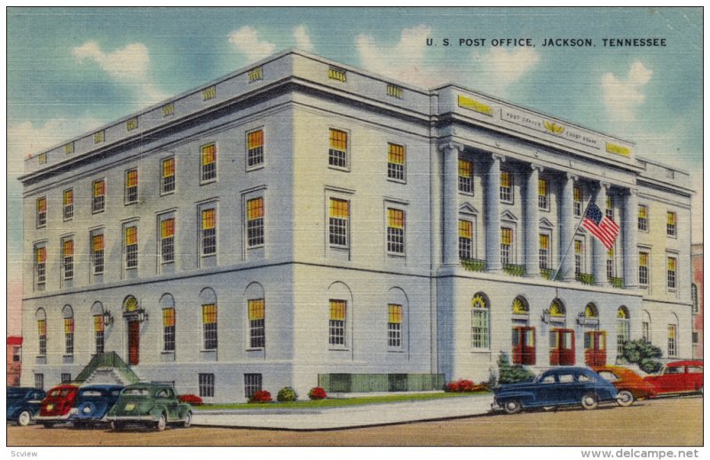 U. S. Post Office, JACKSON, Tennessee, 1930-1940s