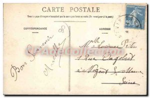 Postcard Old Chateau Regnault Bogny General view