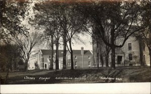 Grinnell Iowa IA College Buildings Unidentified c1905 Real Photo Postcard
