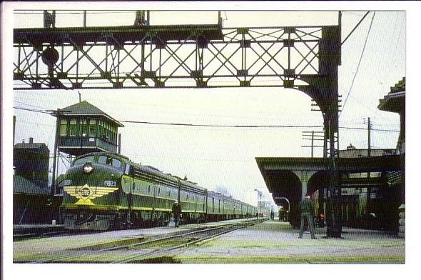 Erie Railroad, Marion Ohio, Train, Station