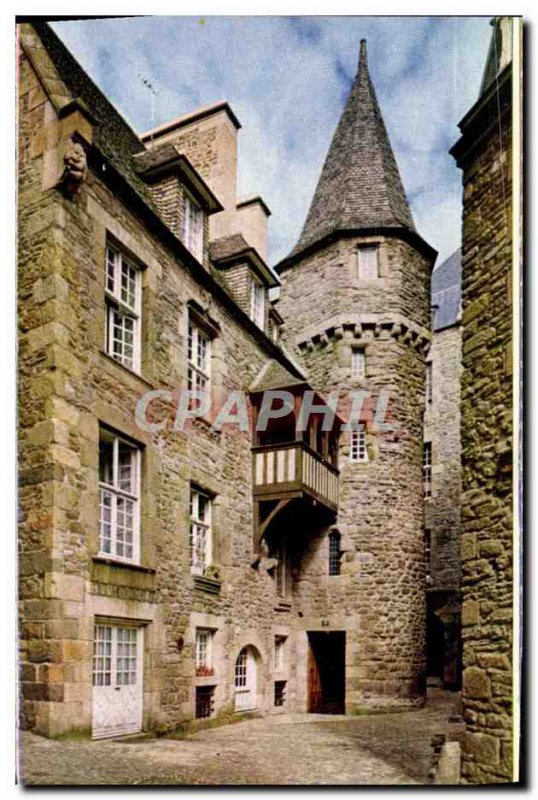 Postcard ModerneSaint Malo Court Houssaye House of Duchess Anne