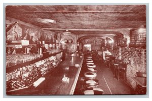 Vintage 1953 Postcard Backyard Bar Kearny St San Francisco California