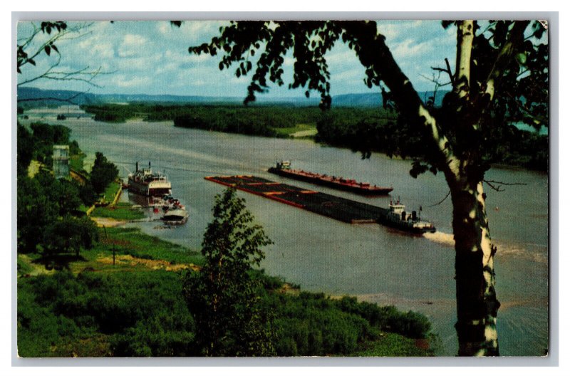 United　The　Wheeler　Postcard　Mighty　Paddle　Other,　States　Barge　MS　HipPostcard　Mississippi　Tugboats　Mississippi　Postcard