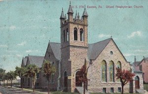 Postcard Olivet Presbyterian Church Easton PA