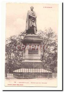 Decazeville Old Postcard Statue of Duke Decazes