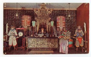 Pah Yan Mue Chinese Temple N. Y. 13 N. Y. Postcard