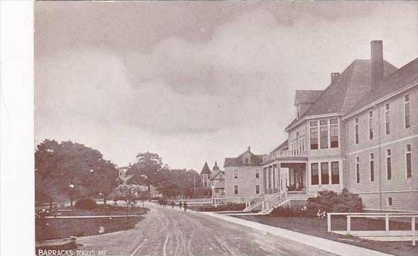 Maine Togus Barracks Street Scene