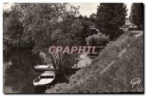 Postcard Modern Meulan Corner Seine and Petit Pont